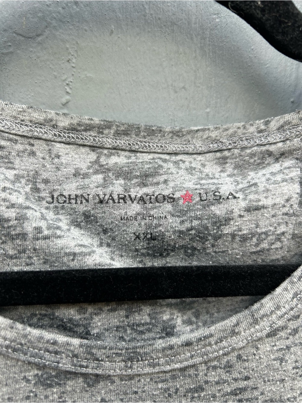 John Varvatos Grey Motley Crew Tee, size XXL