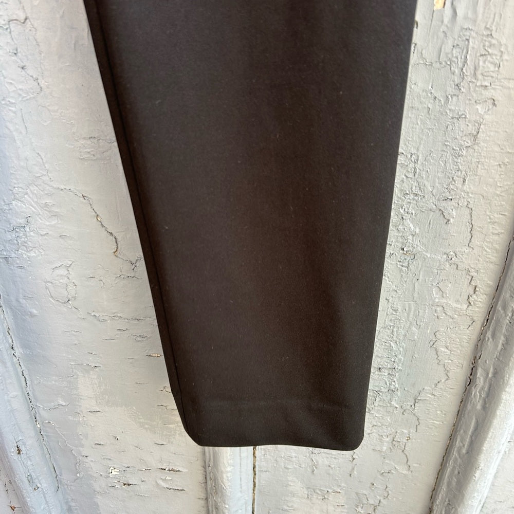 Ministry of Supply black poly pants, size 8