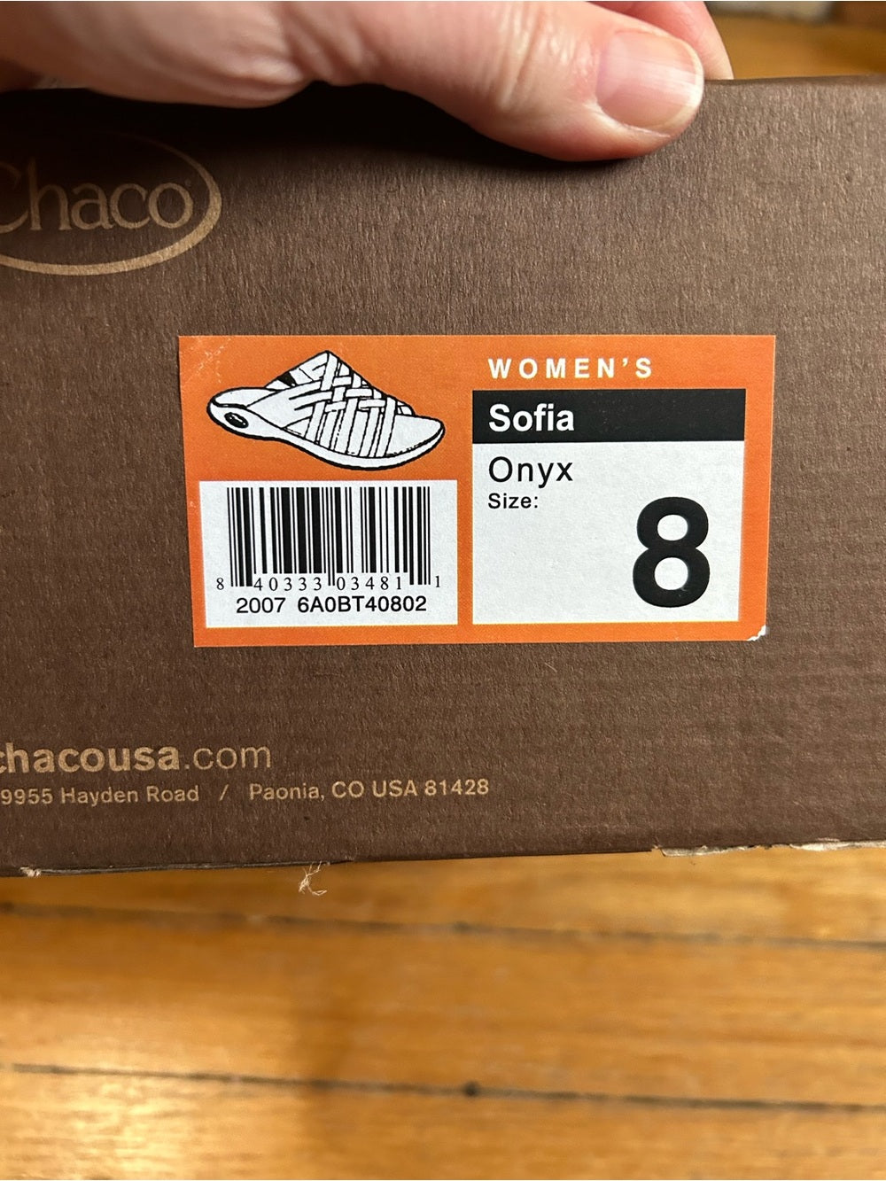 Chaco Sofia Black Sandals, BNIB, size 8