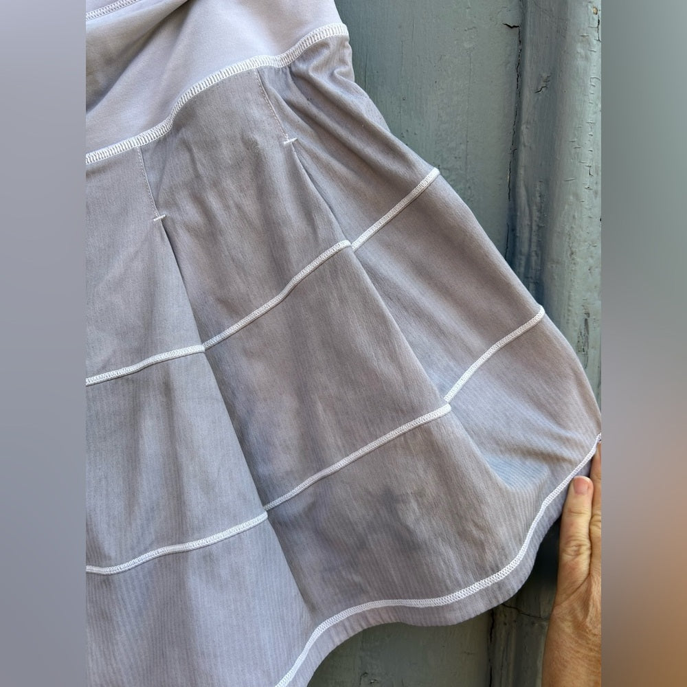 Lululemon lilac tye dye Pace Rival Skirt, size 10