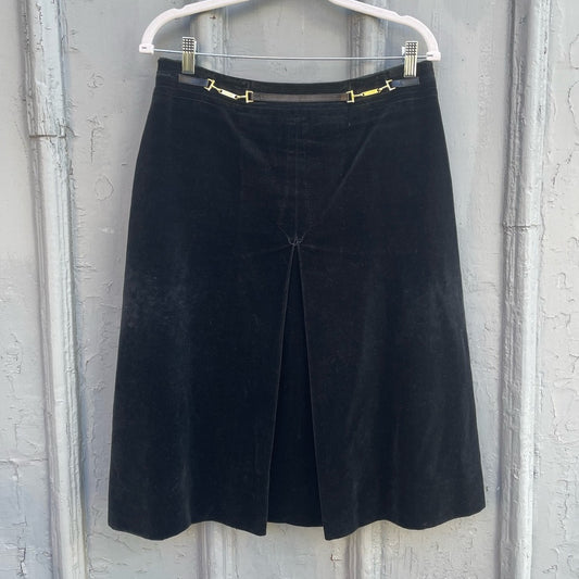 Celine Paris Vintage Velvet skirt, approx. size 8