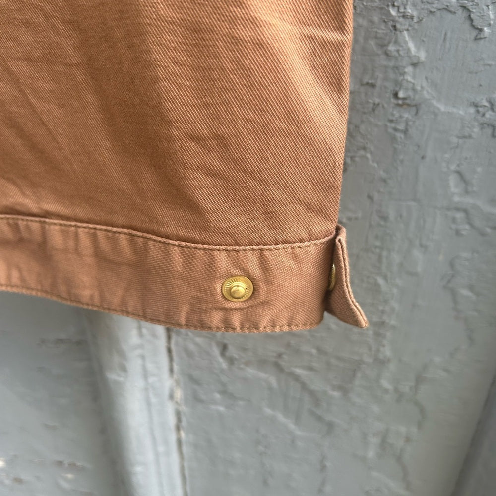 By Anthropologie Ellie Embroidered Utility Pants, size 8