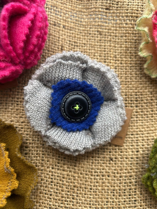 Vintage Cashmere Floral Brooch