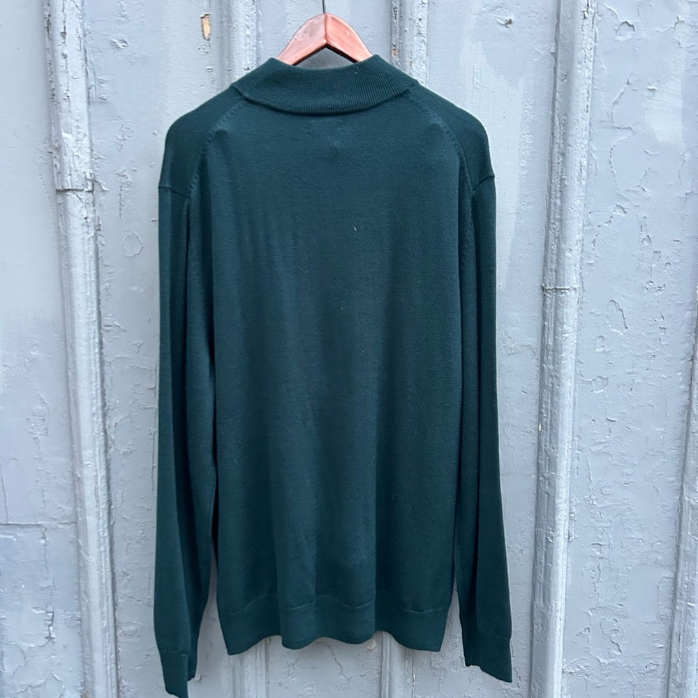 Alfani Men’s Merino Blend 1/4 Zip Sweater, BNWT, Size XXL