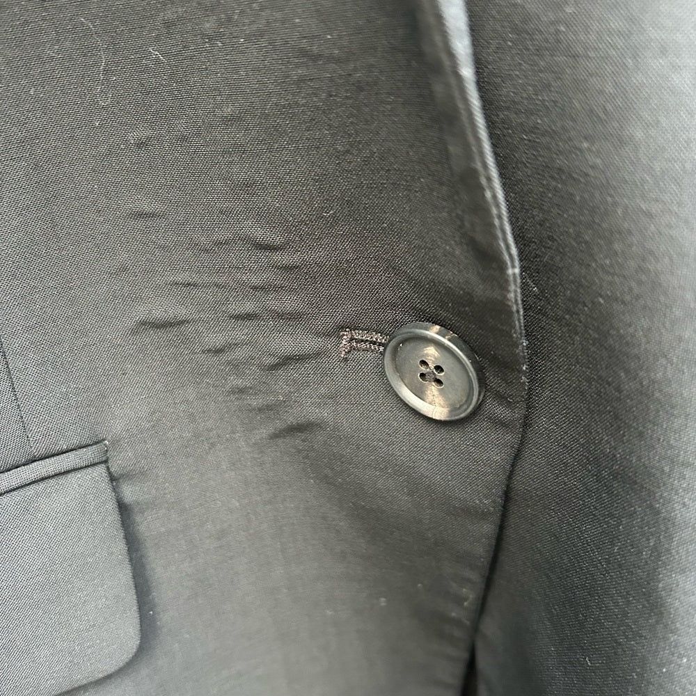 Veronica Beard Black Wool Dickey Blazer, size 6