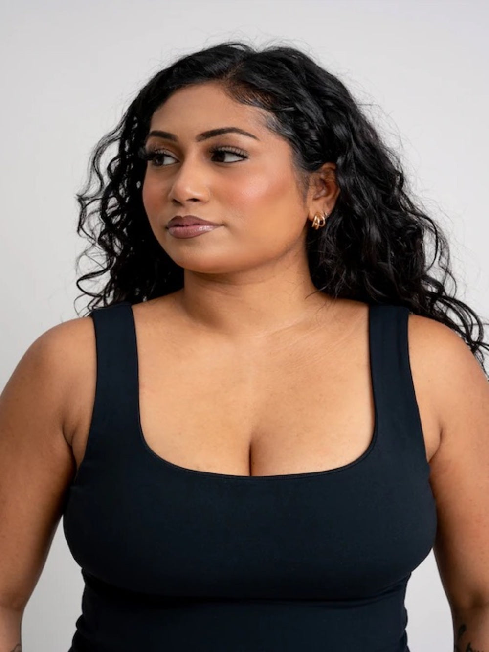 Alder Adventure Performance Cropped Tank Top, Large
