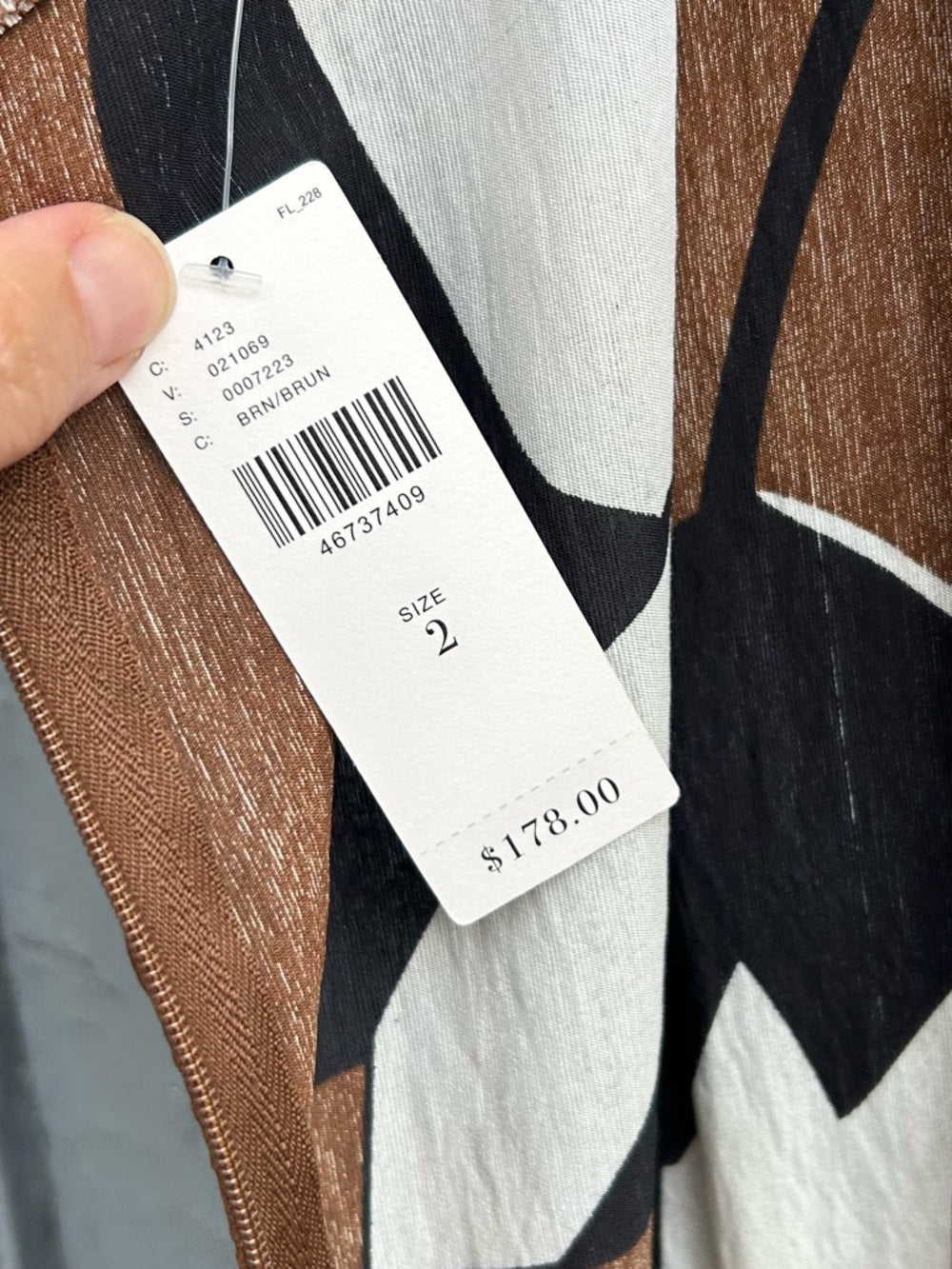 Anthropologie Eva Franco Brown Miranda Jumpsuit, BNWT, size 2