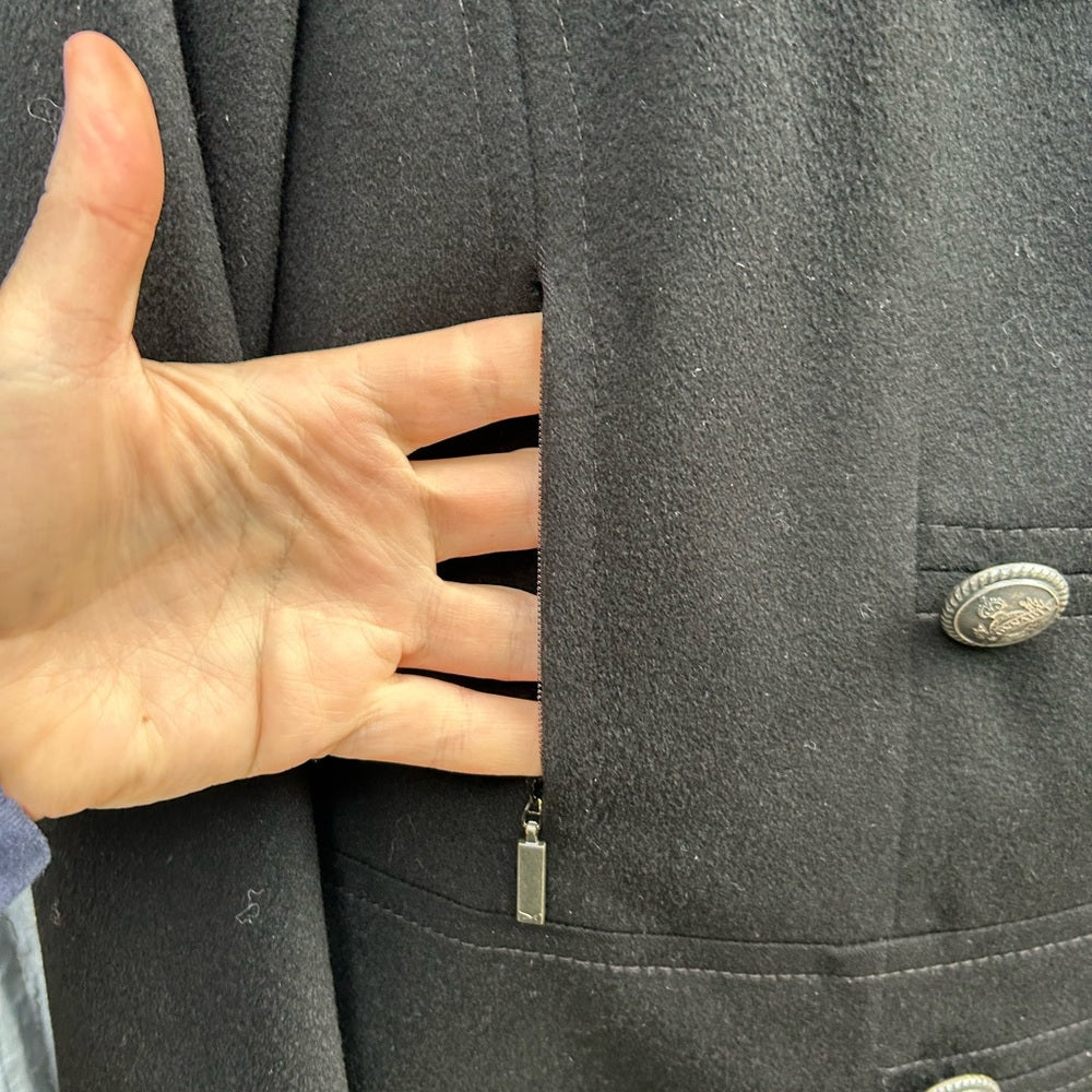 Faconnable x Loro Piana Military Pea Coat, size XS