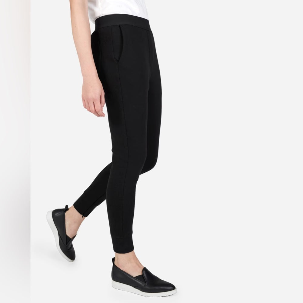 EVERLANE Black Street Fleece PantS, Size XS
