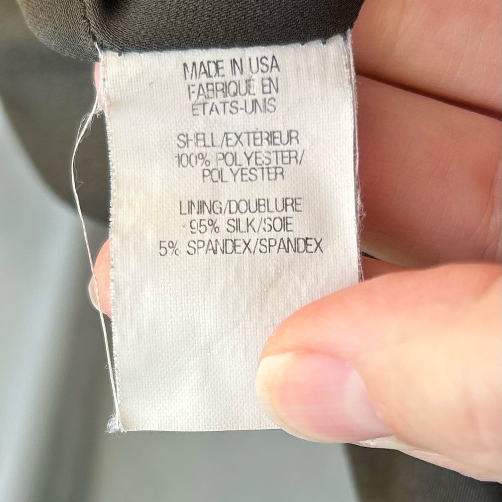 Helmut Lang Green sleeveless shift, size 8