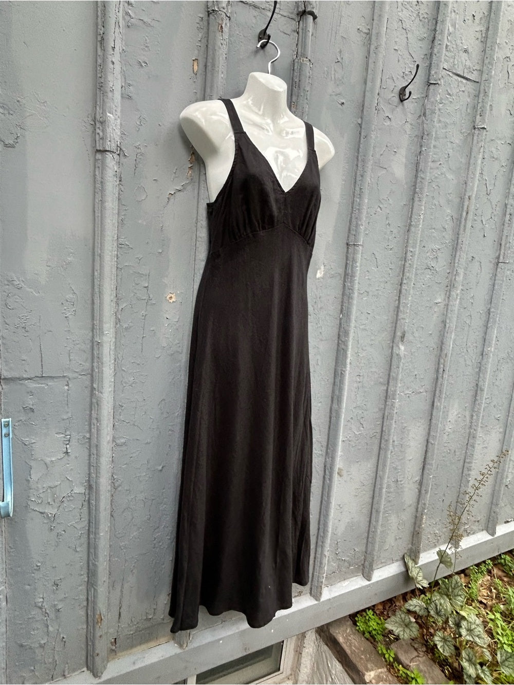 Scout LA Black Linen Maxi dress, size M