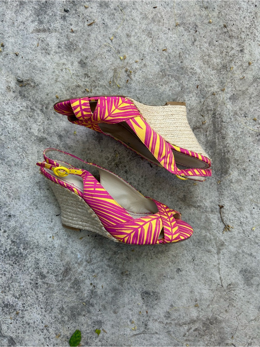 Bandolino Tropical Wedges, size 8