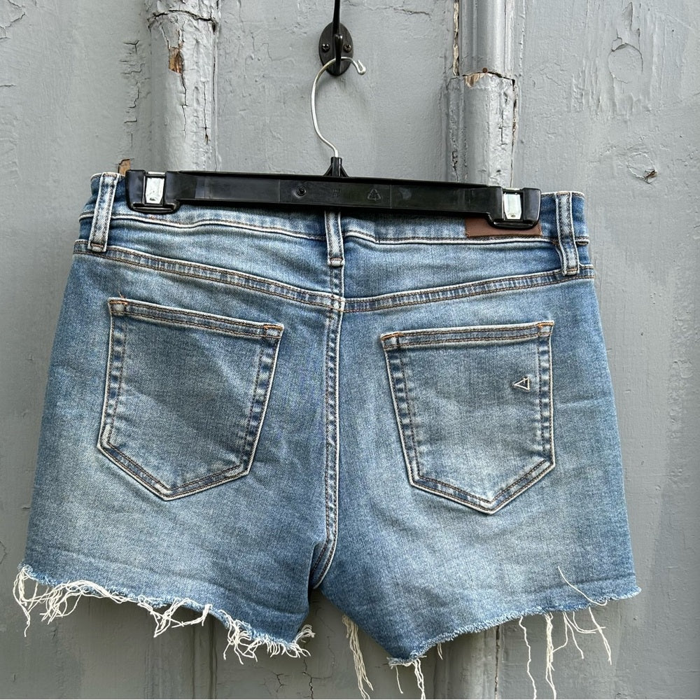 Hidden Distressed Denim Shorts, size M