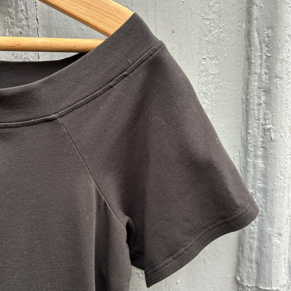 Lululemon Off-The-Shoulder Cotton T-Shirt, size approx M