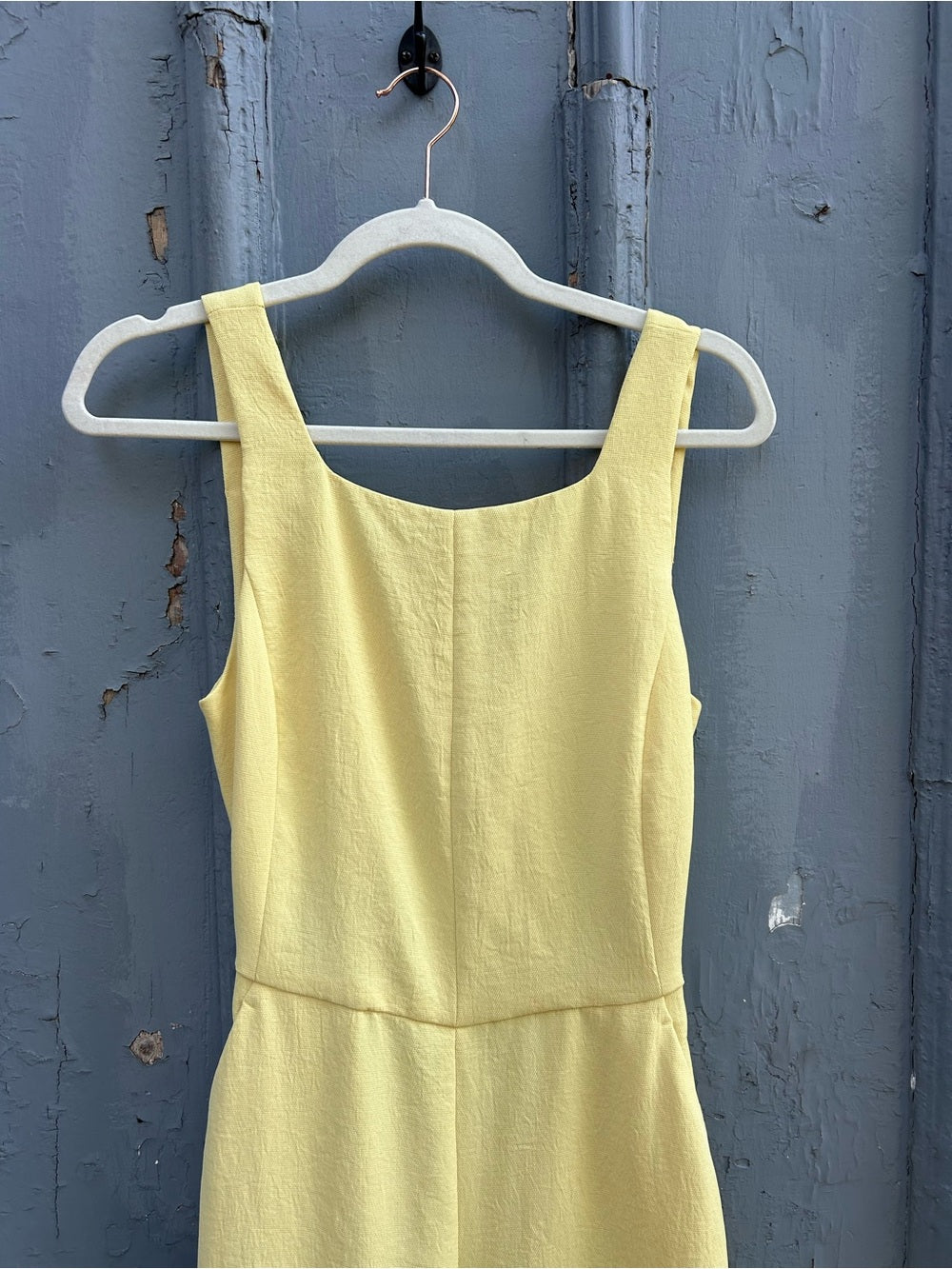 Wilfred Yellow Tie Back Ecoulement Jumpsuit, size S