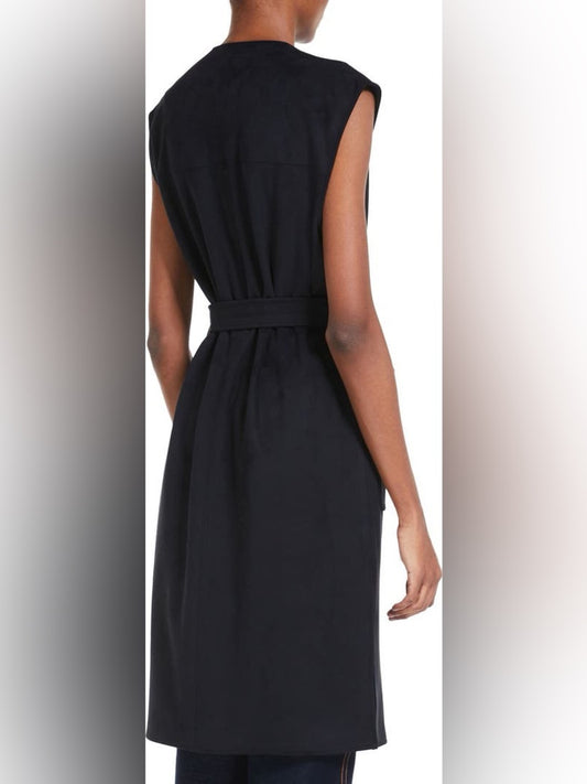 MaxMara Leisure Navy Jersey Gilet Vest, BNWT, size XL