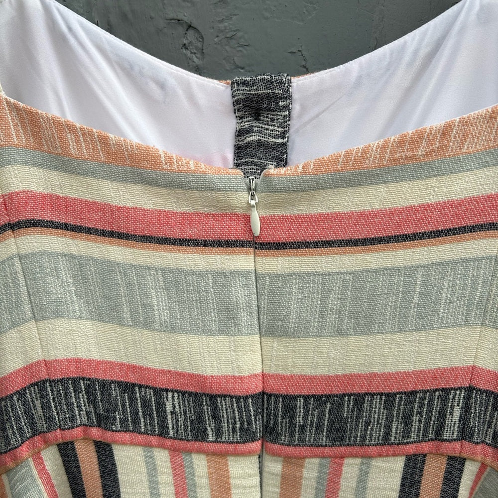 Anthropologie Hutch Striped Cotton blend dress, size 8