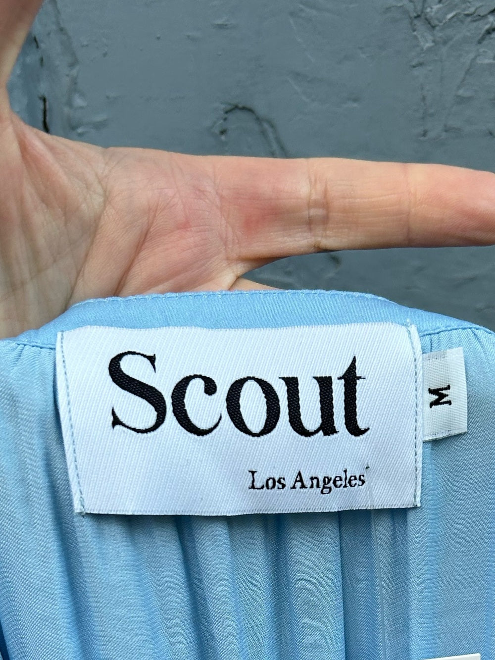 Scout Los Angeles Blue Naomi Mini Dress, BNWT, size M