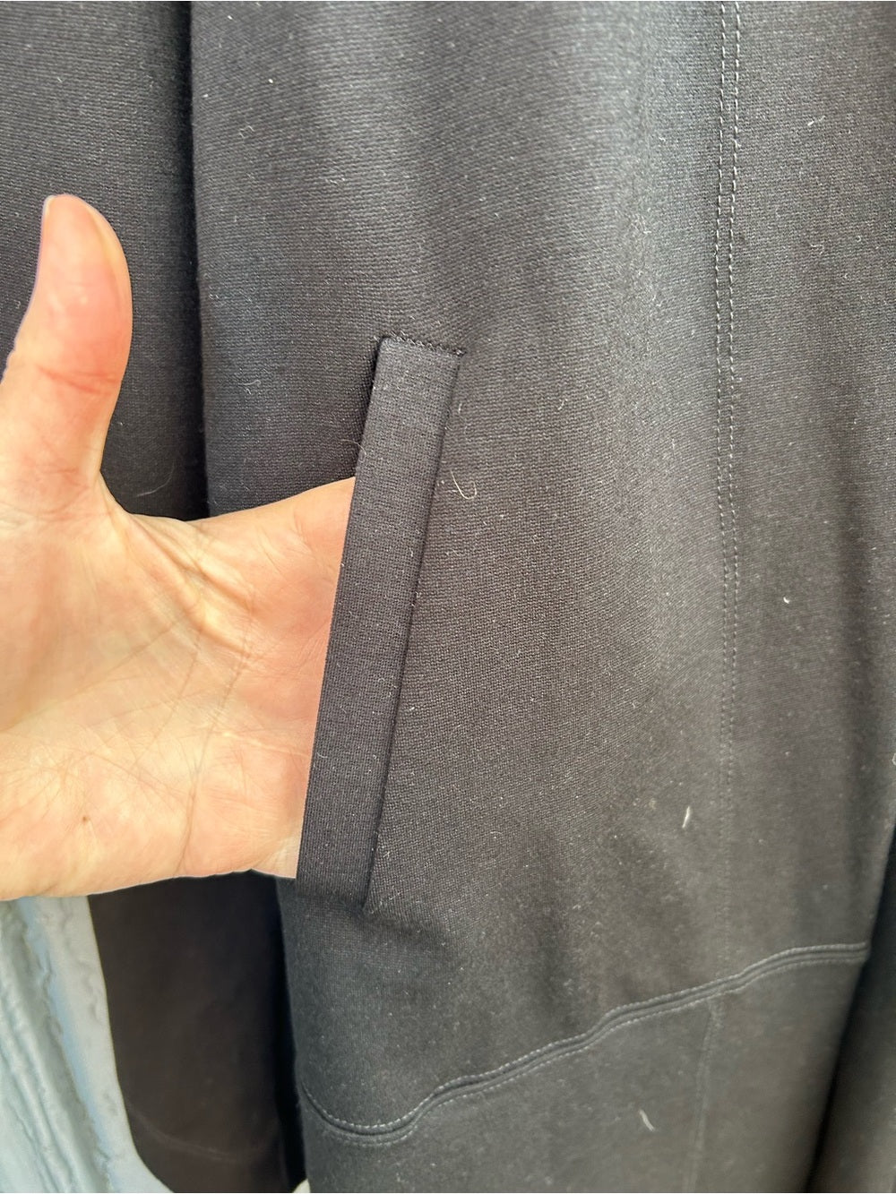 FIG Clothing Black Aly Blazer Cardigan, size M