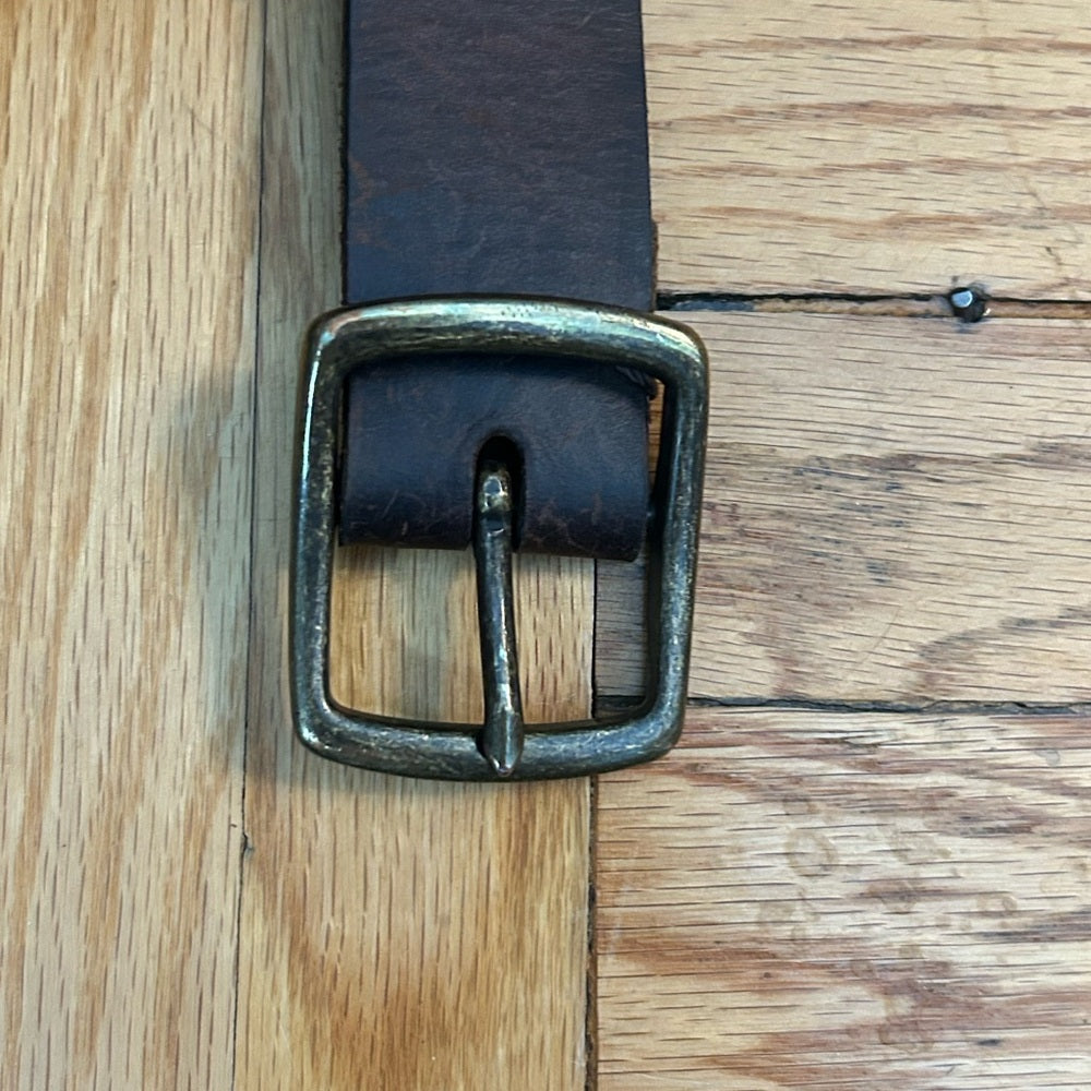 Roots brown leather belt, size 32