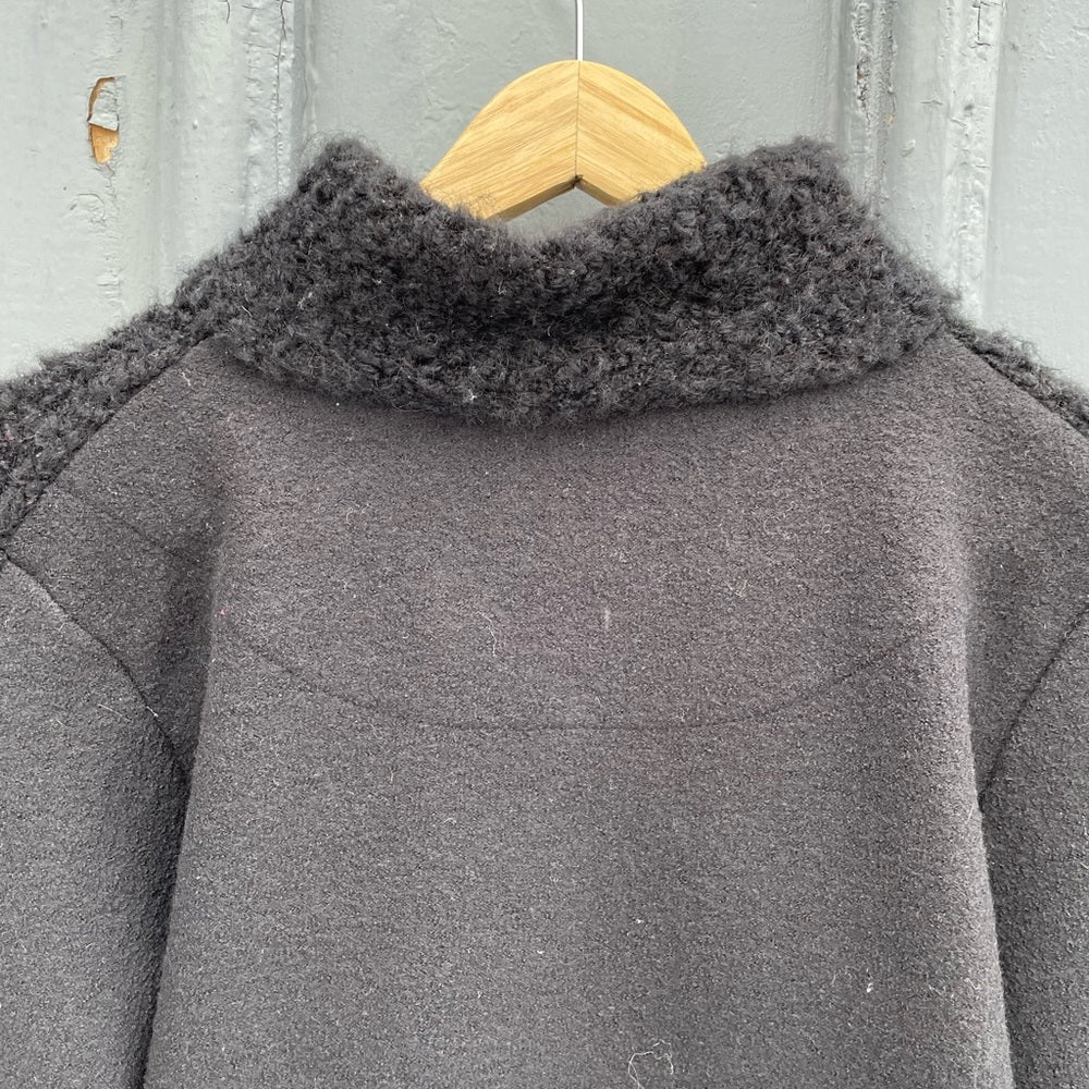 Marc Cain Alpaca Wool Sherpa bomber jacket, size N1 (small)
