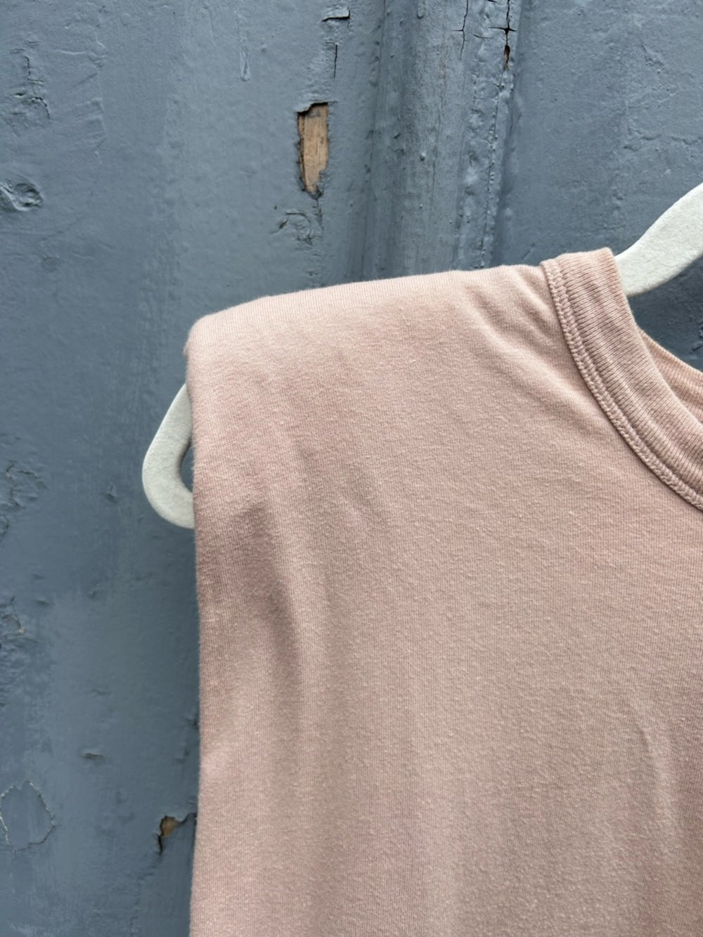 RD Style Sleeveless Shoulder Padded Shirt, size xs