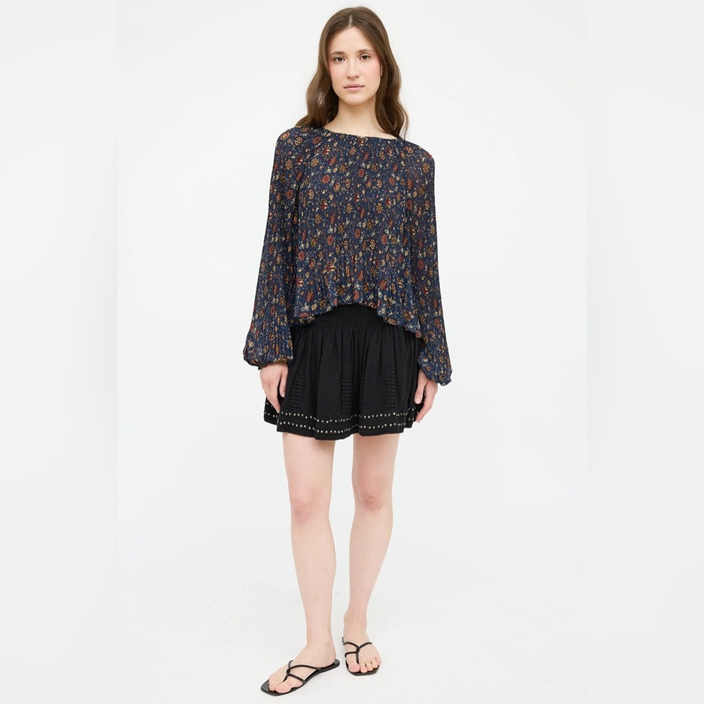 Veronica Beard Lewin Floral Blouse, size 0