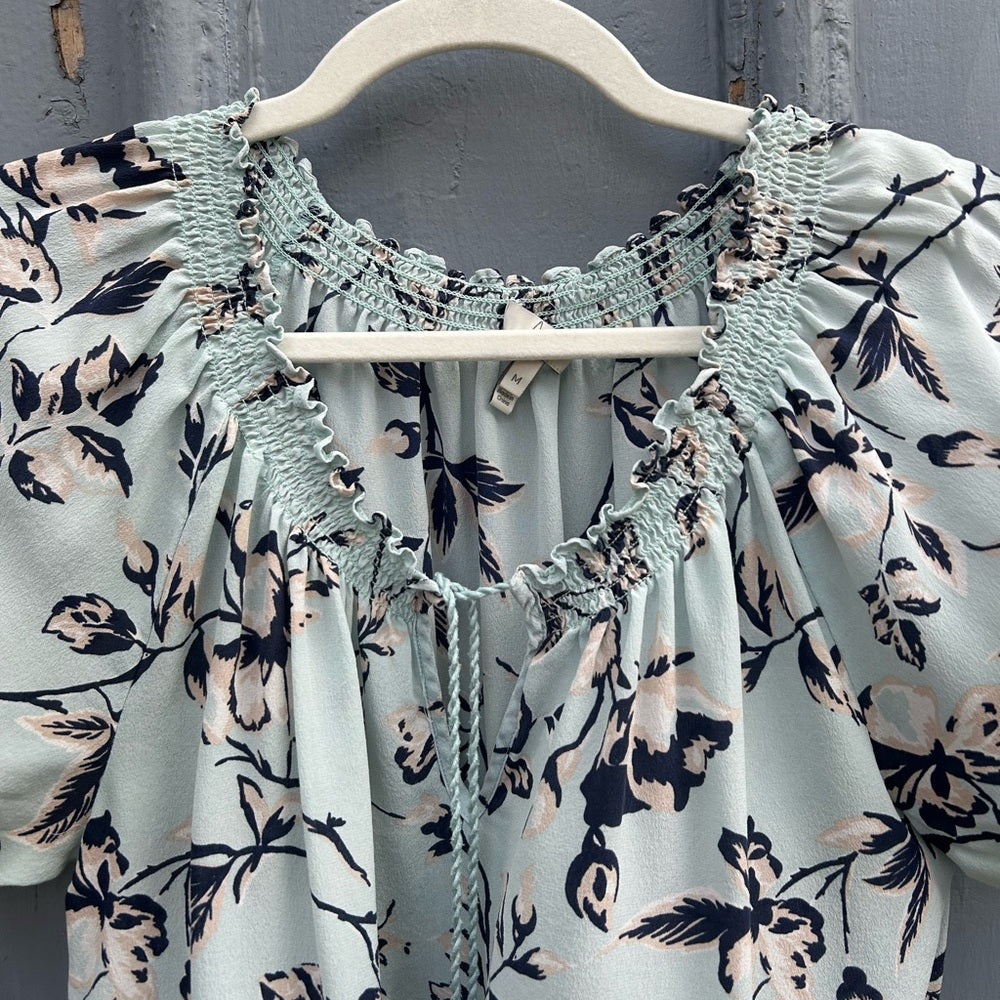 Joie Silk Floral Masha Blouse, Size M,