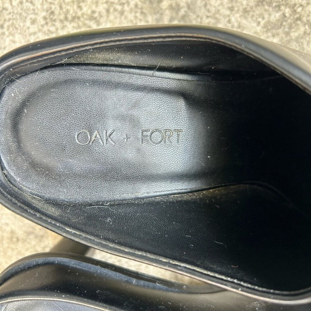 Oak & Fort Square toe Mules, size 7,