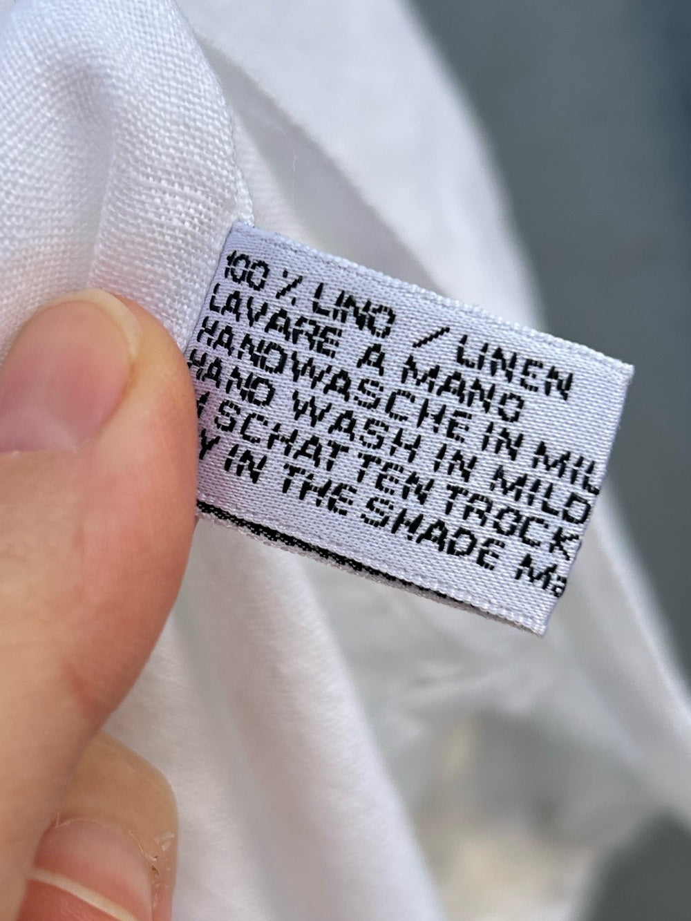 Francesca Casola Linen Buttondown, size XS (fits larger)