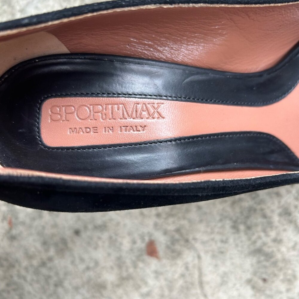 SportMax MaxMara Peep Toe Heels, size 39