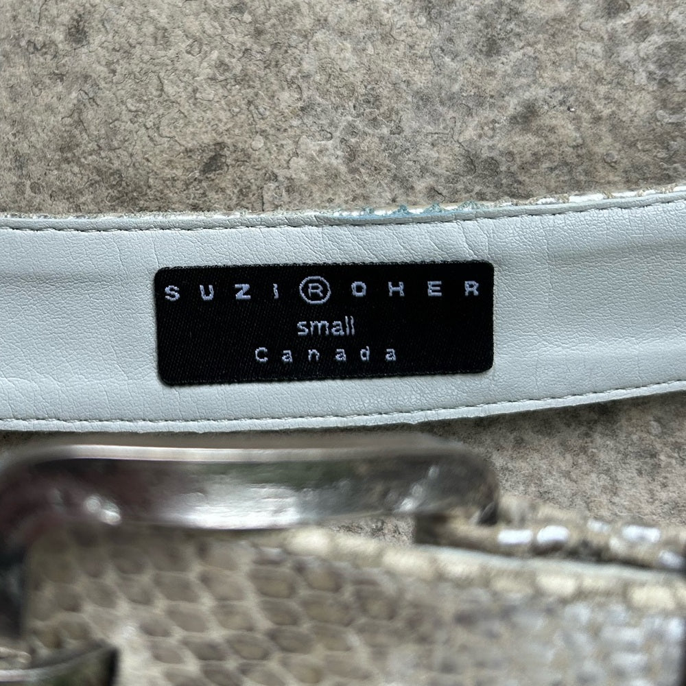 Suzi Roher snakeskin belt, small