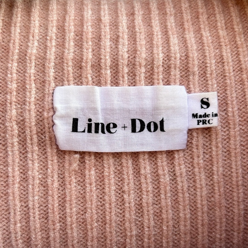 Line & Dot Alder Sweater in Ballet Pink, size Small