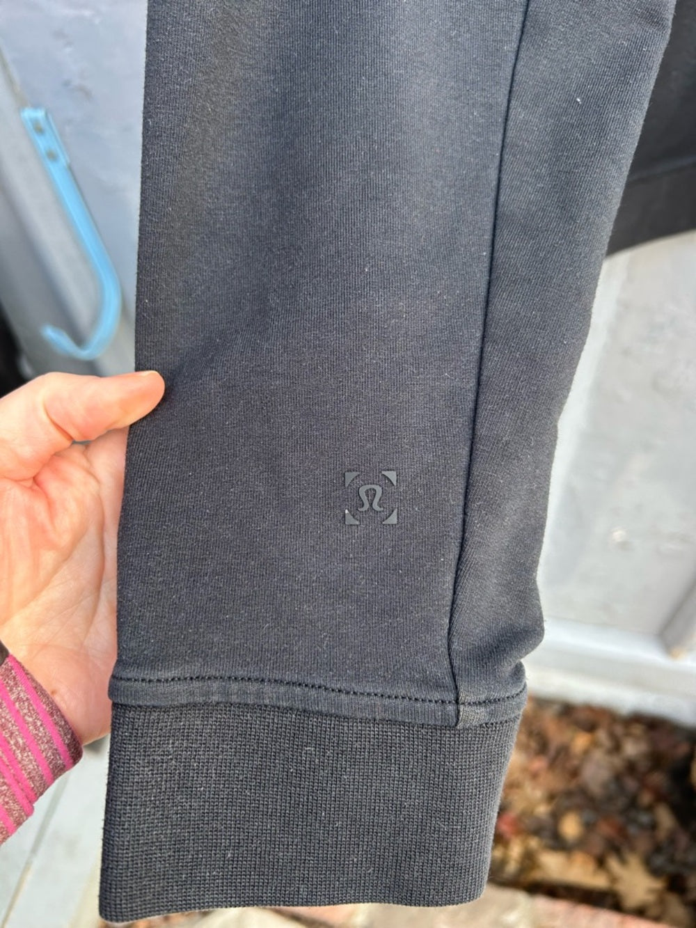 Lululemon Black City Sweat Full Zip Hoodie, size XL