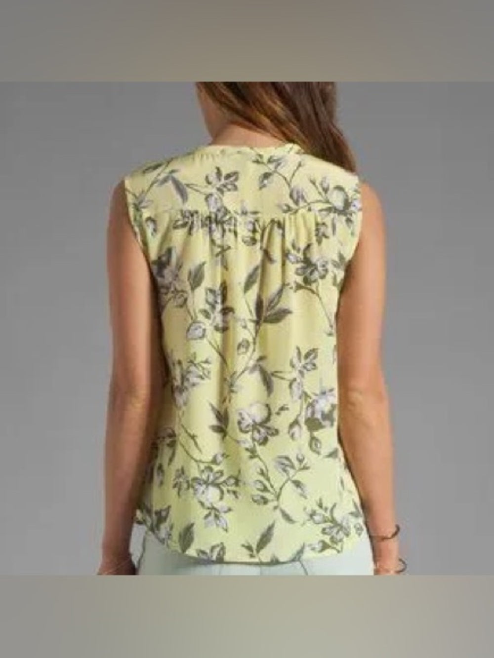 Joie Finnegan silk floral tank, Small