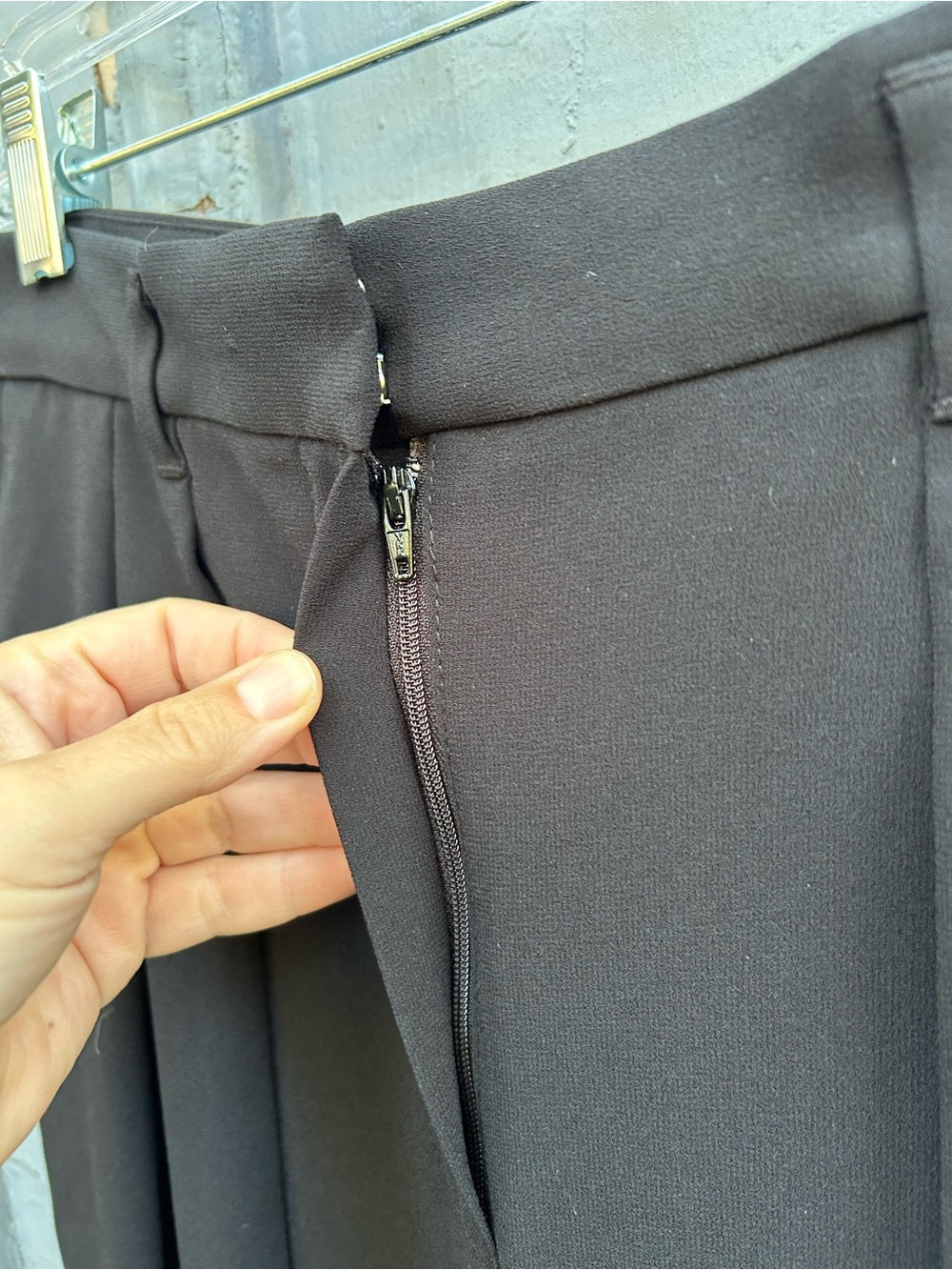 Babaton Black Japanese Crepe Pants, size 4
