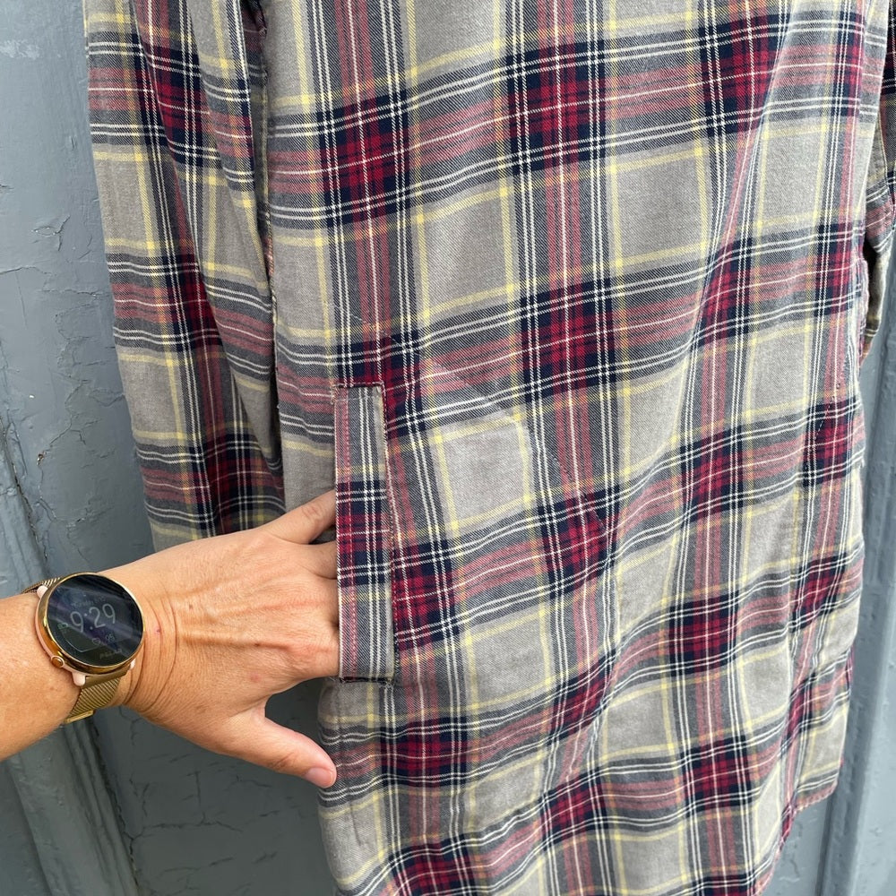 Fred Perry Plaid Shift Dress, size 6