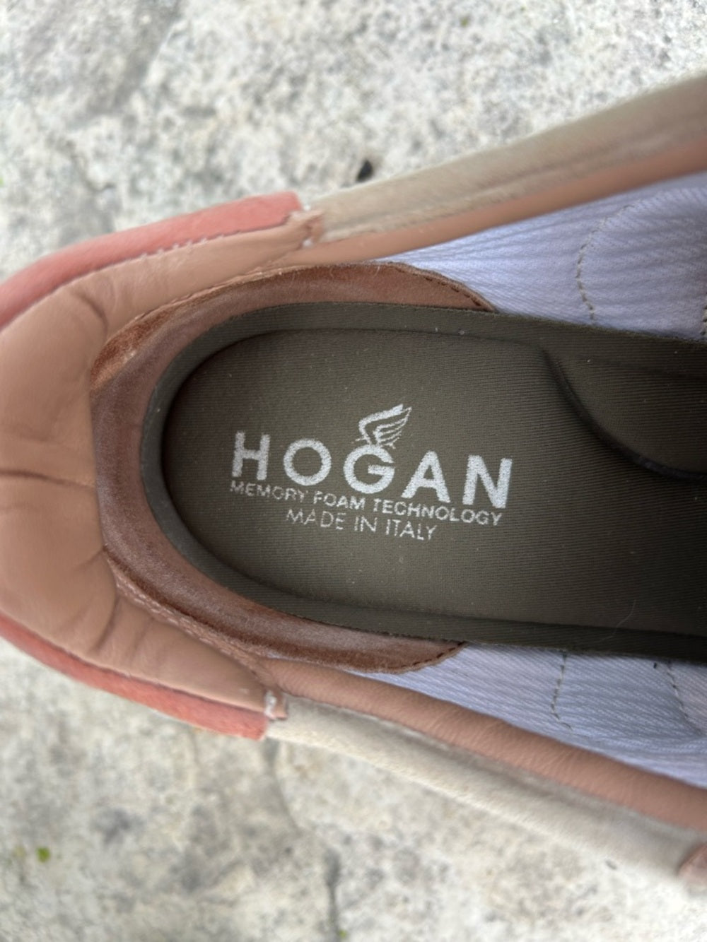 Hogan Rebel Beige Green, size 37 (US7)
