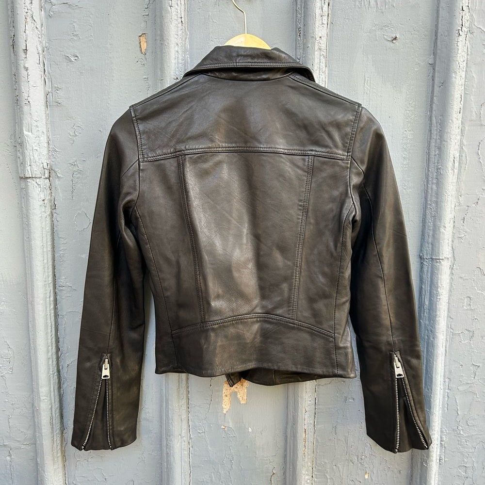 All Saints Dalby Biker Jacket, size 2