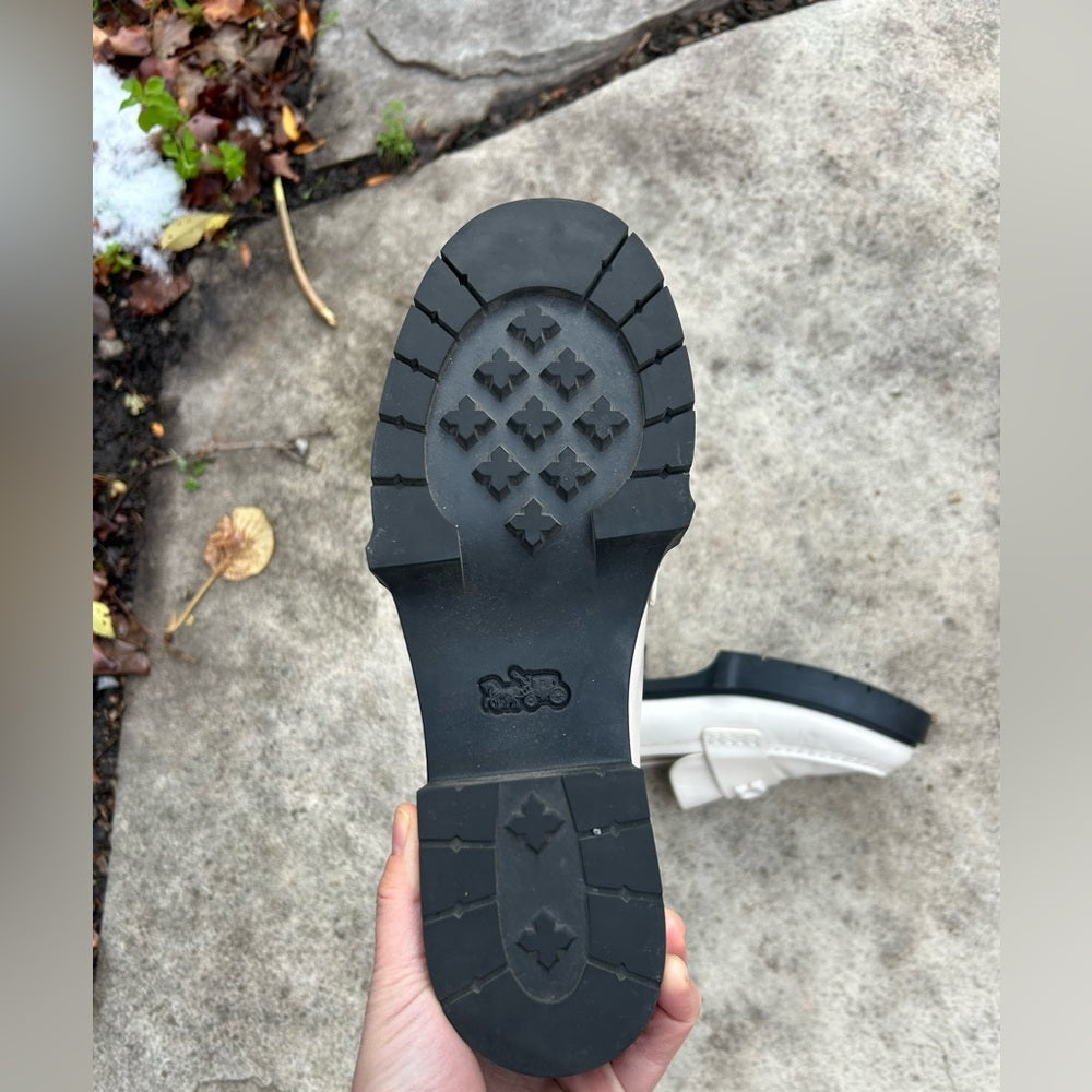 Coach Leah Lug Sole Loafer, BNWOB, size 7.5