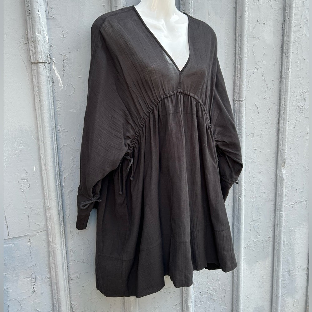 IRO Black Gauzy July Tunic, size 38 (US6)