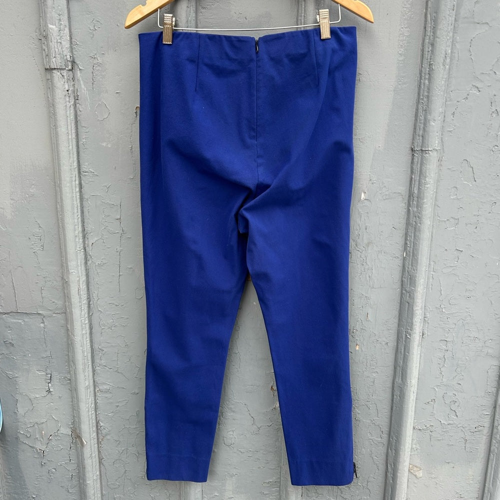 rag & bone Simone Electric Blue Equestrian Stretch Pants, size 12