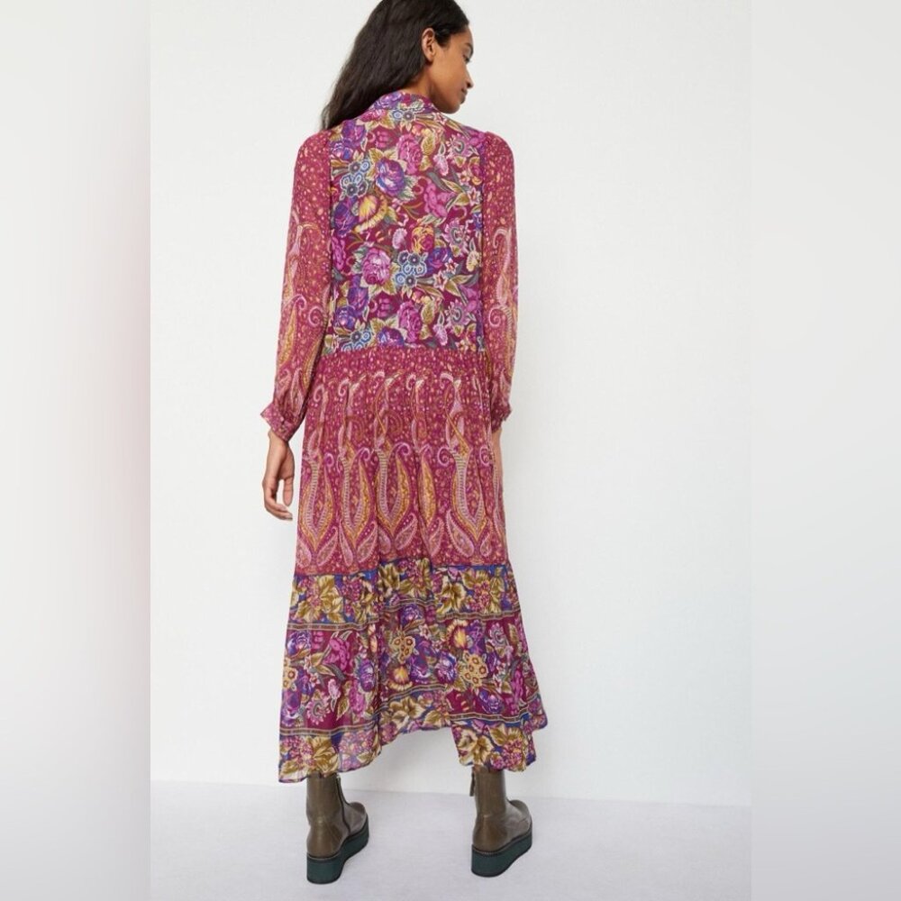 By Anthropologie Nikole Maxi Shirtdress, size M