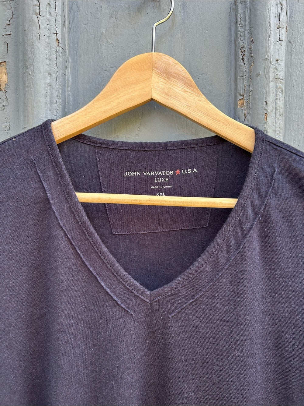 John Varvatos Long Sleeve Ramie Tee, Size XXL