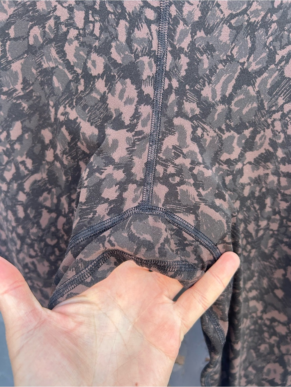 Lululemon Align Pant 28" Wild Thing Camo Brown Earth Multi, size 6