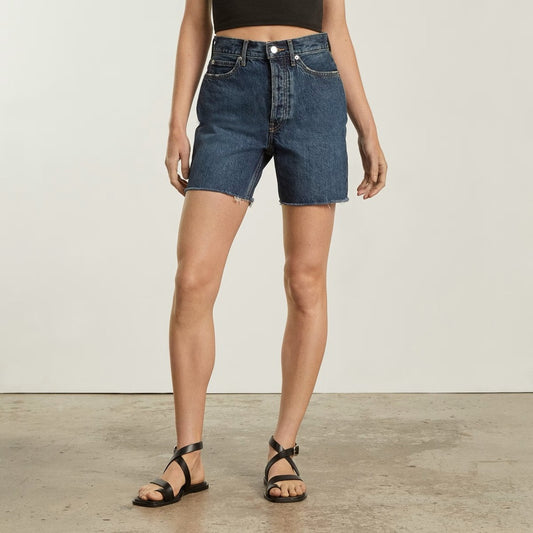 Banana Republic dark denim roll up shorts, size 30
