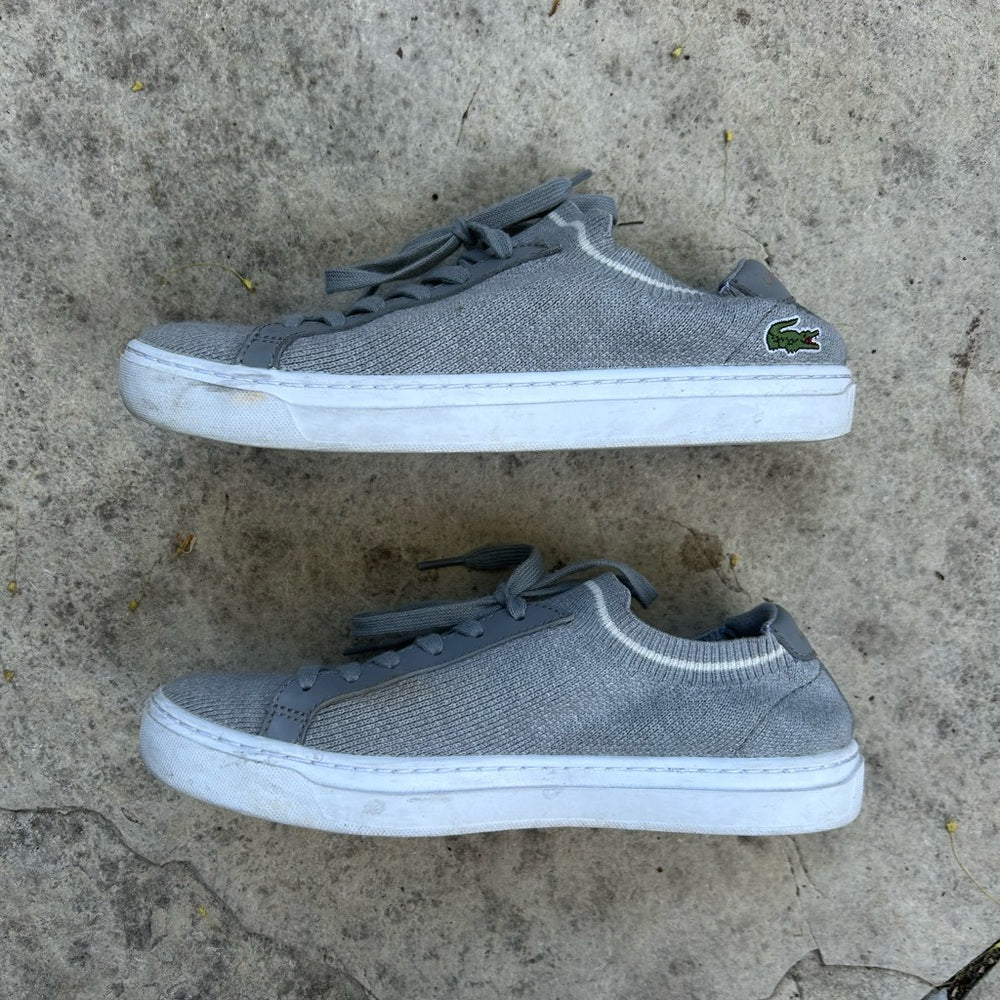 Lacoste La Piquée Wool Blend Textile Trainers, size 8