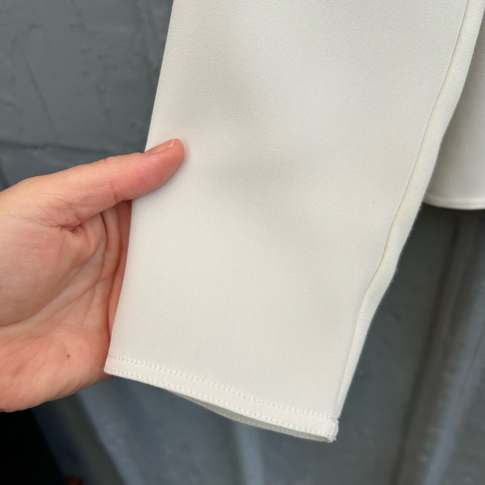 Babaton Cream Akira Power Blouse, size M