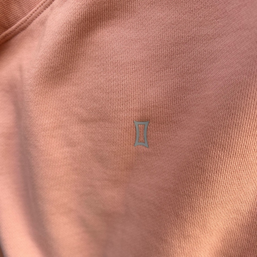 Kit and Ace Dusty Pink Pacific Coast Full Zip Cropped Hoodie, size M