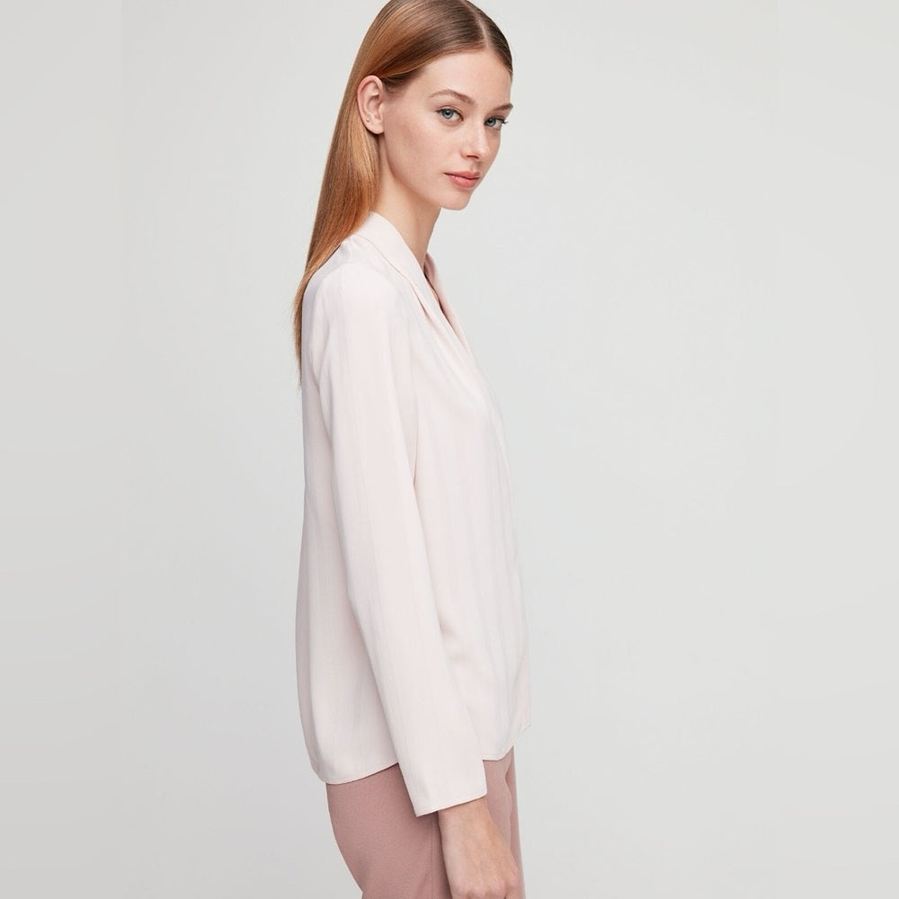 Babaton Cream Akira Power Blouse, size M